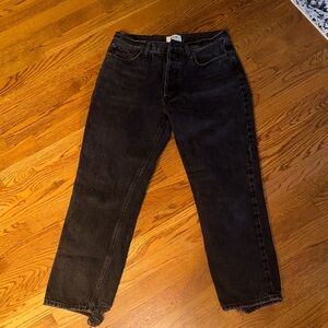 AGOLDE Lana black wash 28
